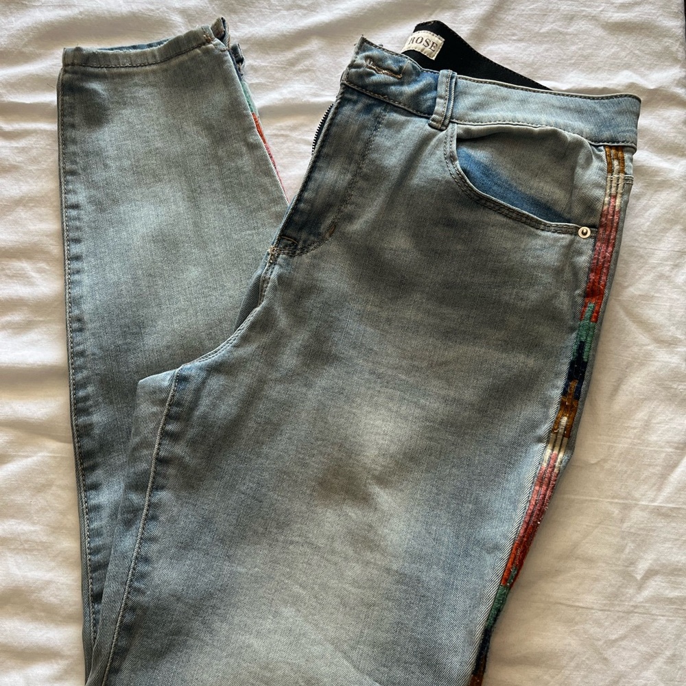 Knox Rose Denim with Subtle Stitching